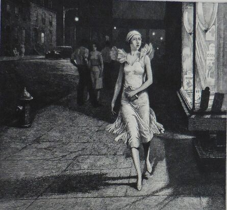 Martin Lewis, ‘"Night in New York"’, 1932