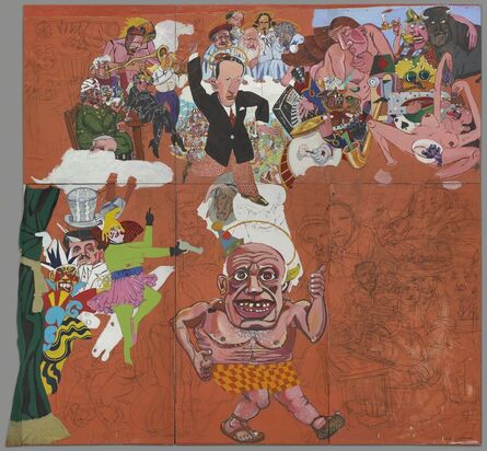 Red Grooms, ‘Picasso Goes to Heaven’, 1973
