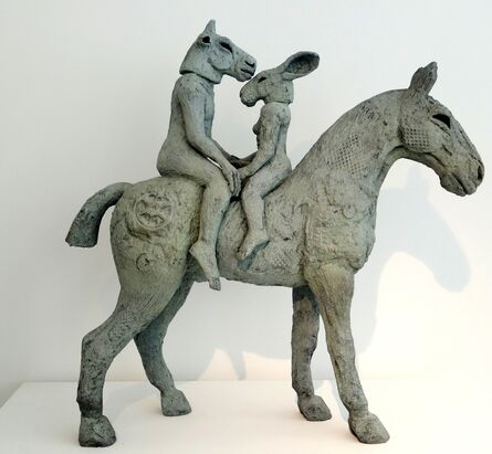 Sophie Ryder, ‘Lovers on Horseback (Maquette)’, 2013