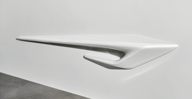 Zaha Hadid, ‘"Serif 4" Shelf from the "Seamless" Series’, 2006, Design/Decorative Art, Polyurethane-lacquered polyester resin, Sotheby's