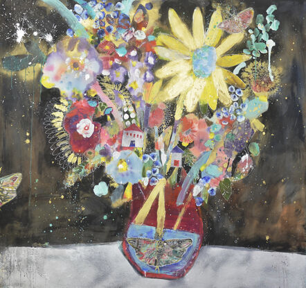 Fumiko Toda, ‘Flowers in a Vase’, 2021