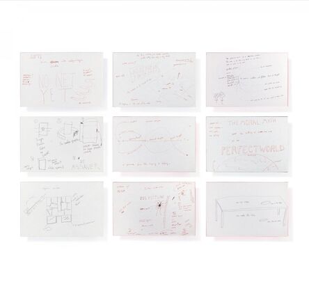 Jason Rhoades, ‘Perfect World. 48 drawings from the project "Perfect World".’, 2000