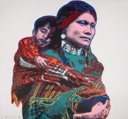Andy Warhol, ‘Mother and Child, from Cowboys and Indians (Feldman & Schellman II.383)’, 1986