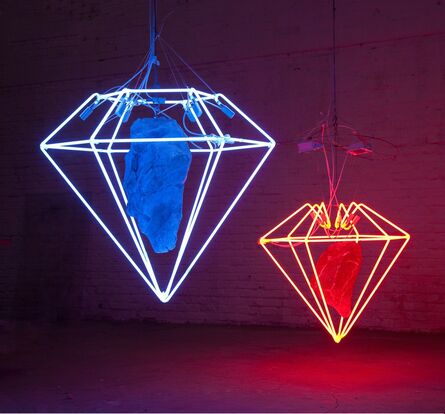 Zhou Wendou, ‘Diamond Dreams 1-Red & 2-Blue’, 2010