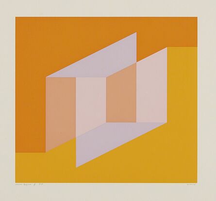 Josef Albers, ‘Never Before f; from Never Before portfolio’, 1976