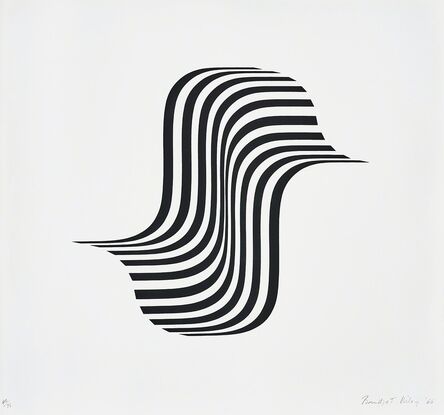 Bridget Riley, ‘Untitled (Winged Curve)’, 1966