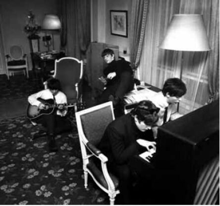 Harry Benson, ‘Beatles composing #1, Paris’, 1964