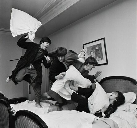 Harry Benson, ‘Beatles Pillow Fight, George V Hotel, Paris’, 1964