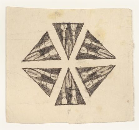 James Castle, ‘Untitled (kaleidoscope drawing) ’, n.d.