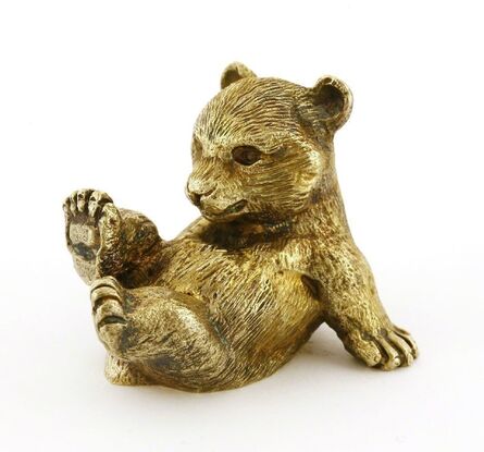 Stuart Devlin, ‘A silver gilt bear cub paperweight’, 1976