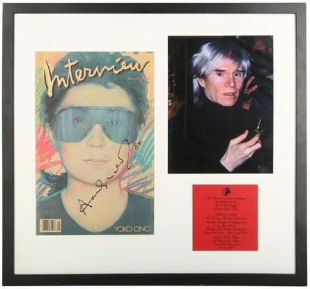 Andy Warhol, ‘Interview Magazine, Yoko Ono, January Edition’
