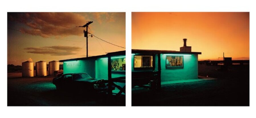 Flammable I and Flammable II, Terlingua, Texas, from the series, “Written in the West”