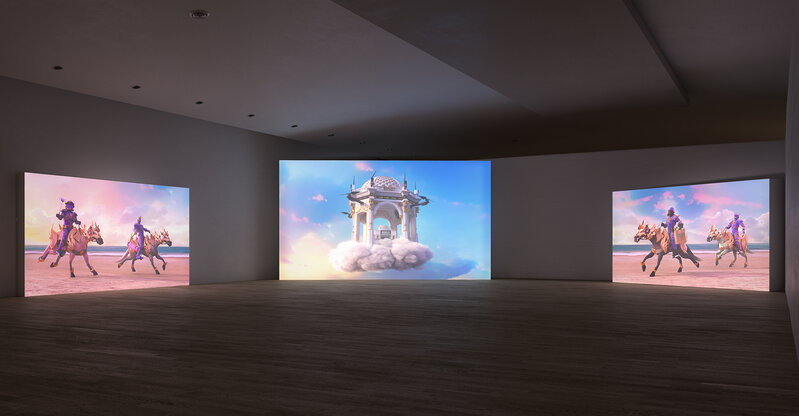 Jonathan Monaghan, ‘Out of the Abyss’, 2018, Video/Film/Animation, Video (color, sound), media player, screen or projector, bitforms gallery