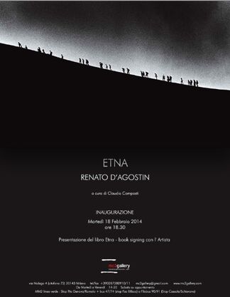 Renato D'Agostin - ETNA, installation view