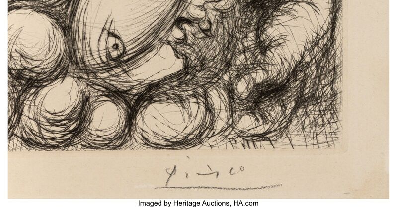 Pablo Picasso, ‘Le Viol, V’, 1933, Print, Drypoint on Montval laid paper, with full margins, Heritage Auctions