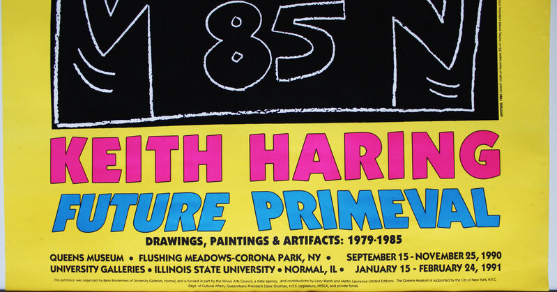 Keith Haring, ‘Future Primeval poster’, 1990, Ephemera or Merchandise, Offset lithograph on wove paper, EHC Fine Art