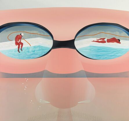 Yang-Tsung Fan, ‘Swimming pool series-getting water up to your nose’, 2013