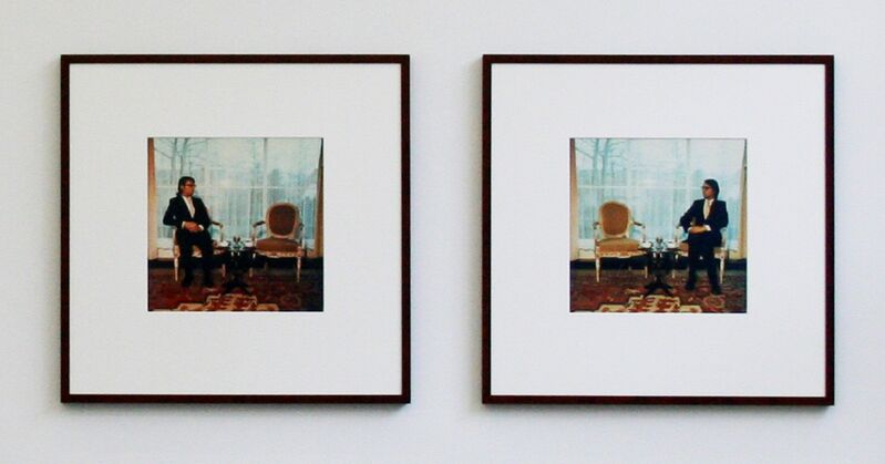 Ger van Elk, ‘The Symmetry of Diplomacy I’, 1971, Photography, Diptych;   2 color photographs, Galerie Bob van Orsouw