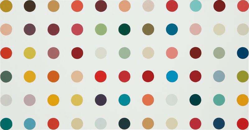 Damien Hirst, ‘Adenylosuccinate Lyase’, 1992, Mixed Media, Household gloss on canvas, Phillips