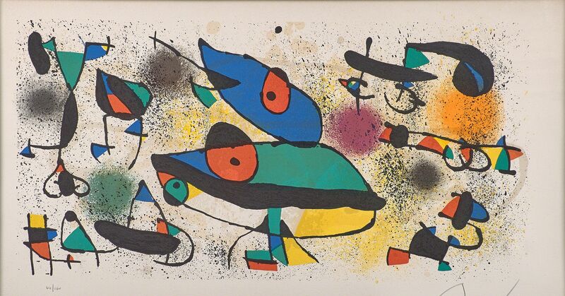 Joan Miró, ‘Sculptures II’, 1974, Print, Lithograph in colors (framed), Rago/Wright/LAMA