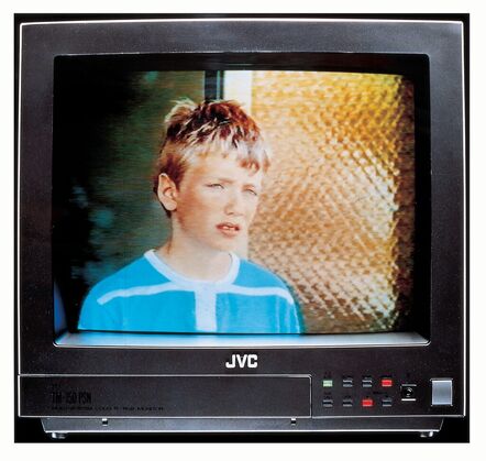 Jeff Wall, ‘Boy on TV" (from 'Eviction Struggle')’, 1989