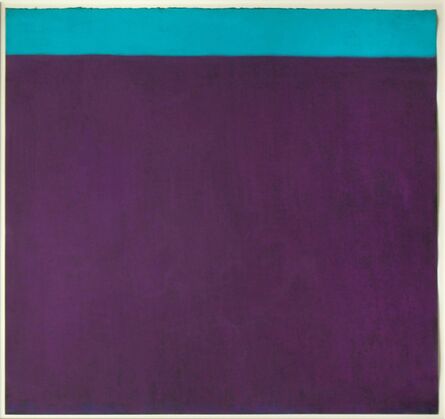Harriet Zabusky-Zand, ‘Purple and Turquoise’, ca. 2005