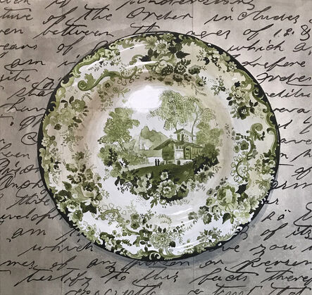 Renee Bott, ‘Dinner Plate Dark Green’, 2021
