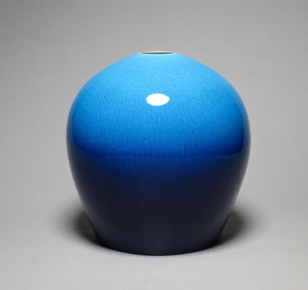 Yoshiro Kimura, ‘Vase with Blue Glaze’, 2018