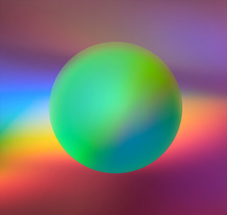 Rachel Hulin, ‘Neon Orb’, 2022