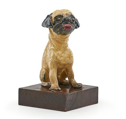 Dolly Moore, ‘Untitled (Figure of a pug dog)’, mid 20th c.
