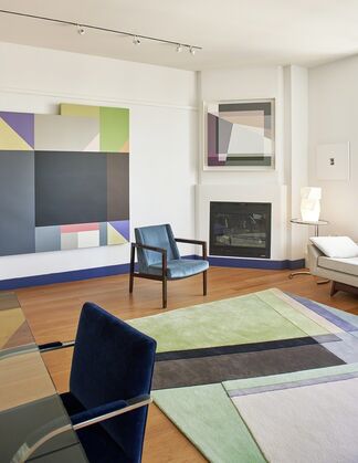 Judith Seligson Art Rug Collection, installation view