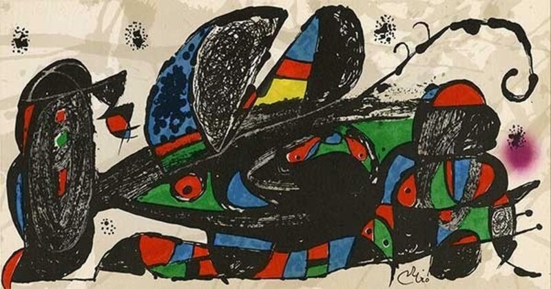 Joan Miró, ‘Escultor, Iran’, 1975, Print, Litograph on Paper, LAART