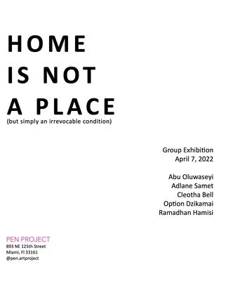 Home Is Not A Place, installation view