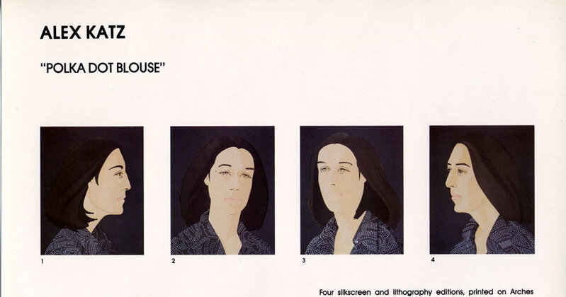 Alex Katz, ‘Ada Four Times: set of four prints’, 1978-1979, Print, Screenprint with lithograph, Sragow Gallery