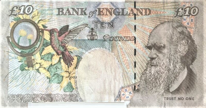 Banksy, ‘The "Di-Faced Tenner" + his hand-signed COA’, 2004, Ephemera or Merchandise, Bank note, AYNAC Gallery