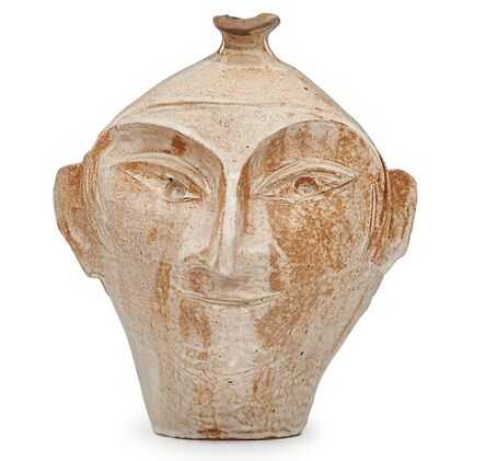 Marguerite Wildenhain, ‘Vase with portrait, Guerneville, CA’
