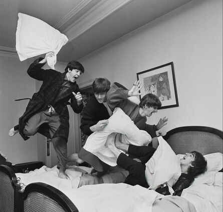 Harry Benson, ‘Beatles Pillow Fight, Paris’, 1964