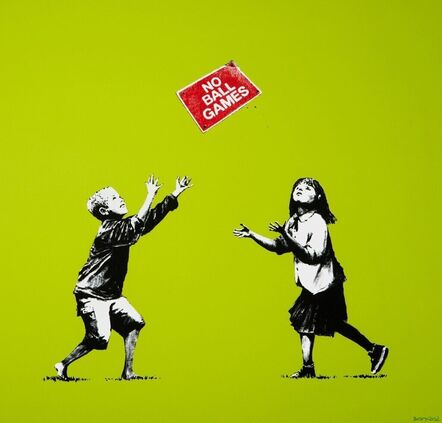 Banksy, ‘No Ball Games (Green)’, 2009
