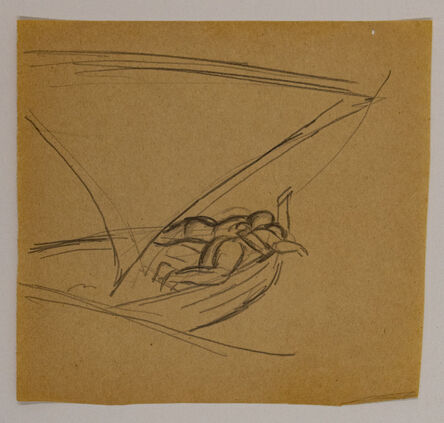 Paul Cadmus, ‘Two Figures on a Boat’, n.d.