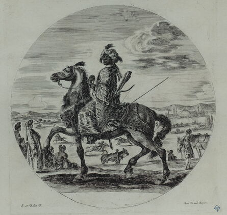 Stefano Della Bella, ‘Un cavalier nègre’, 1648