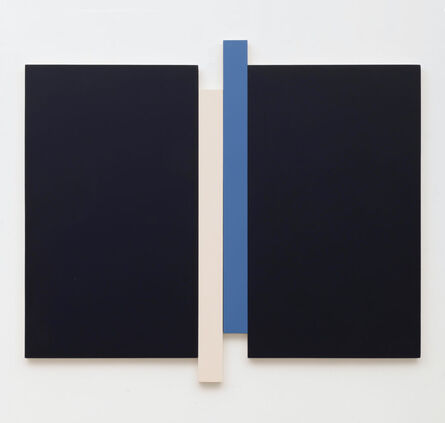 Scot Heywood, ‘Arupa – black, blue, canvas’, 2018
