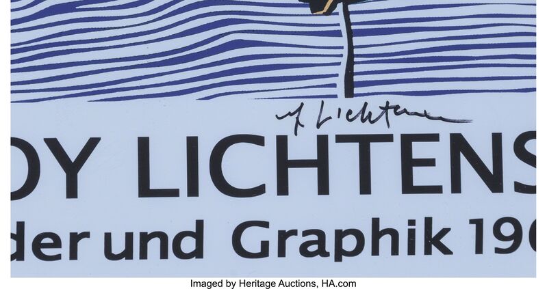 Roy Lichtenstein, ‘Mannheimer Kunstverein and Wetterling Galleries (two exhibition posters)’, 1977, Print, Offset prints on paper, Heritage Auctions