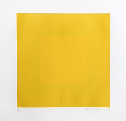 Richard Anuszkiewicz, ‘Yellow with Yellow from the Spring Suite’, 1979