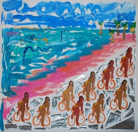 Monica Kim Garza, ‘Untitled Bike Painting ’, 2016