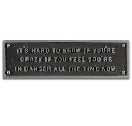 Jenny Holzer, ‘it's hard to know..., from The Survival Series’, 1983-1985