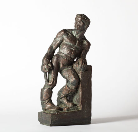Dudley Vaill Talcott, ‘Man with Grappling Hook’, ca. Mid-20th Century