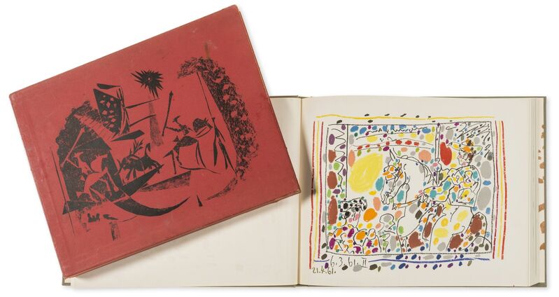 Pablo Picasso, ‘Jamie Sebartes. A los Toros Mit Picasso (Bloch 1014-47; Cramer 113)’, 1961, Other, The book, comprising 4 lithographs, one printed in colours, Forum Auctions