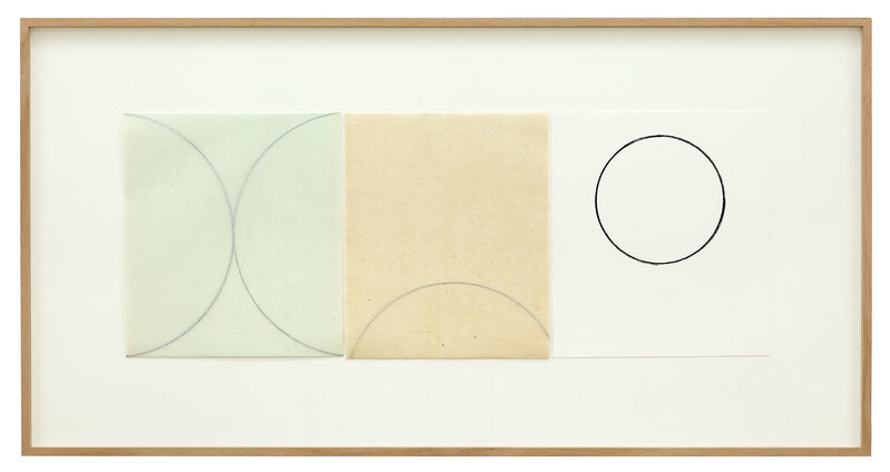 Michal Budny, ‘Untitled (From a collection of drawn notes)’, 2014, Drawing, Collage or other Work on Paper, Chalk on paper, transparent paper, Galerie nächst St. Stephan Rosemarie Schwarzwälder