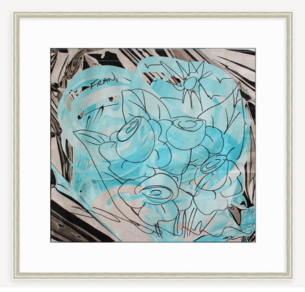 Jeff Koons, ‘Flower Bouquet drawing on bag’, 2012