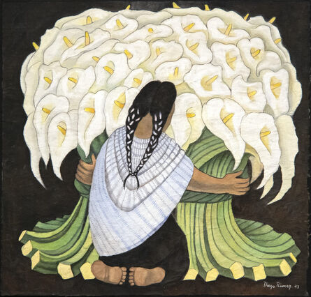 Diego Rivera, ‘Mujer con alcatraces’, 1943